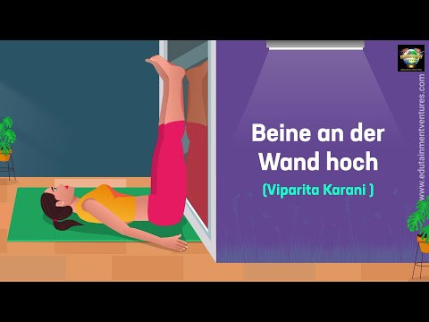 Beine An Der Wand Hoch Pose | Viparita Karani