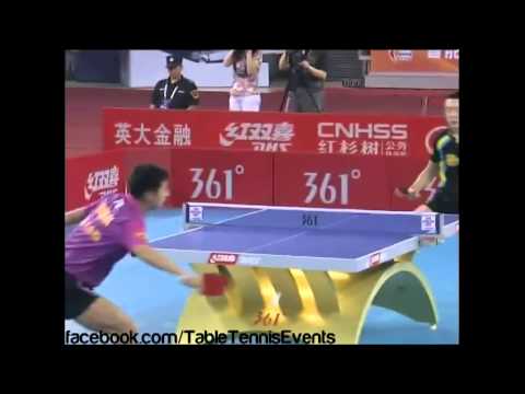 Zhang Jike Vs Xu Chenhao: Match 4 [Chinese Super League 2013]