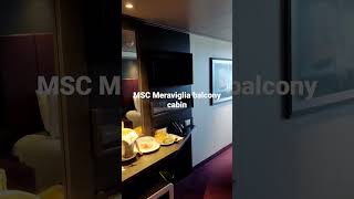MSC Meraviglia balcony cabin  Deck 12 #msc #mscmeraviglia