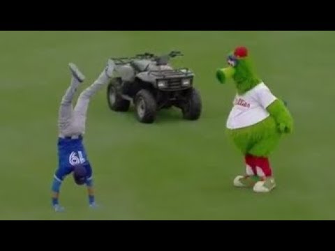 MLB Funniest Mascots - Phillie Phanatic