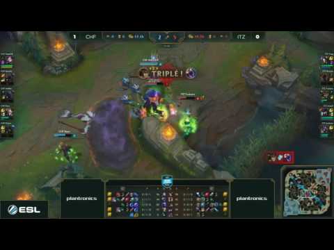 INTZ vs Chief Cassiopeia "quadra kill" play