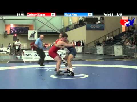 Zachary Stepan vs. Victor Haro at 2013 ASICS University Nationals - GR