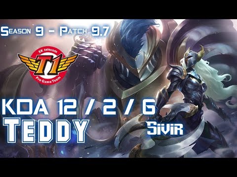 SKT T1 Teddy SIVIR vs KAI'SA ADC - Patch 9.7 KR Ranked
