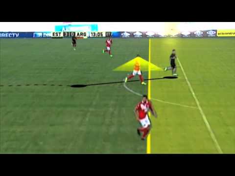 El golazo de Quintana, en detalle. Estudiantes 1 - Argentinos 0. Fecha 5. Primera División 2016