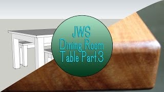 Build a Dining Room Table Set - Part 3 (The finishing process)