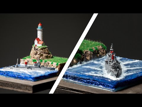 How to make realistic seaside scenery?