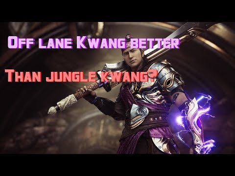 Lonely Kwang in offlane... KWANG BUILD BETTER THAN JUNGLE?