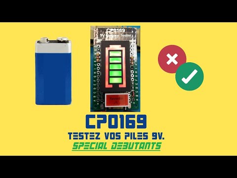 Cyrob: CP0169, Making a simple 9V battery tester from A to Z