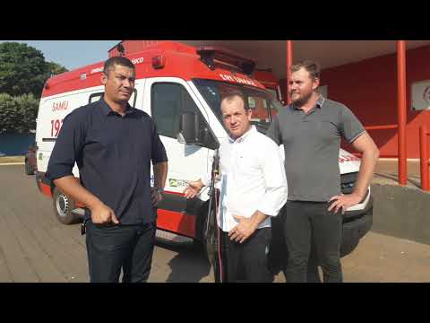 Paranatinga tem mais uma ambulância nova para atender a população via SAMU