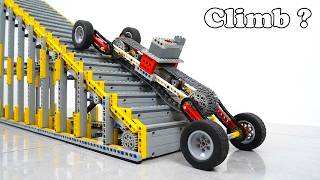 Challenge 3 LEGO Vehicles vs Massive Stair Obstacles | Smart Lego