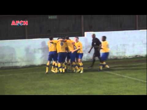 Wimborne Town 4 AFC Hornchurch 2 - FA Trophy 3Q (29 Nov 14) - Tuohy goal