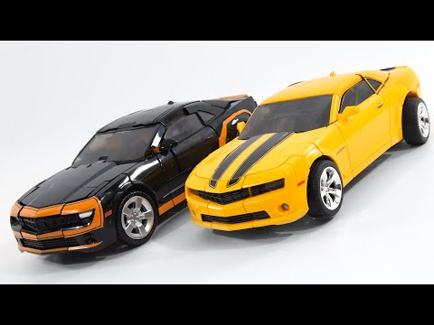 Transformers KO OverSized 2 Black & Yellow Bumblebee Vehicles Car Robots Toys