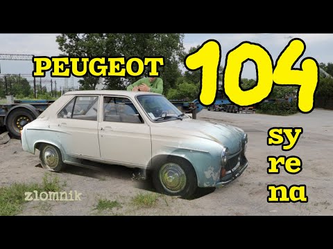 Złomnik: Peugeot 104 jechał na renomie Syreny 104