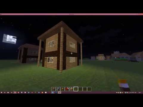 Как построить уютный дом в minecraft 6x6 всего за 5 минут!!!