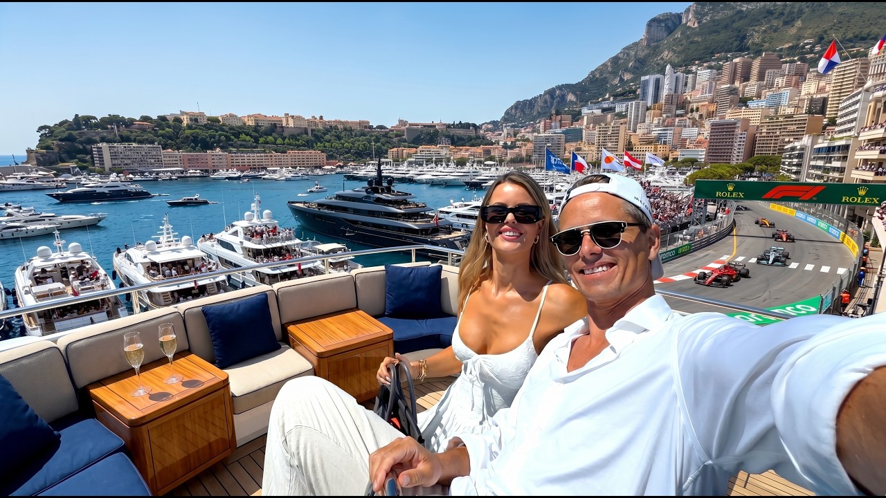 WATCHING F1 FROM SUPER YACHTS IN MONACO! | VLOG 1136