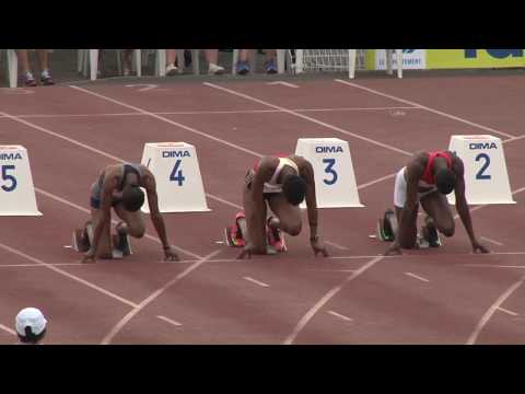 100m Haies TCF (série) - Meeting de Castres 2016