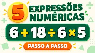 MULTIPLICAR OU DIVIDIR PRIMEIRO? Resolva Estas 5 Expressões!