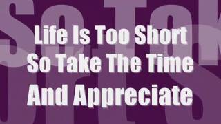 Appreciate - Nick Jonas (Lyrics In Video and Description!)