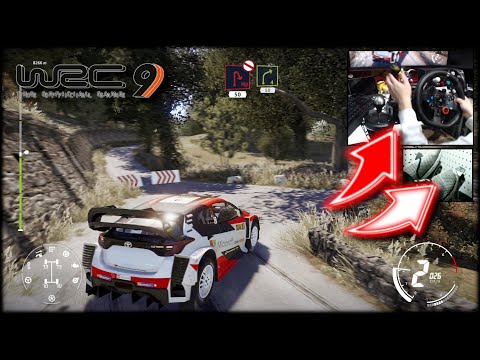 WRC 9 NEW Toyota GR Yaris WRC Rally Deutschland / Logitech G29 Update