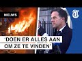 Rutte reageert op relweekend: ‘Puur geweld van idioten’