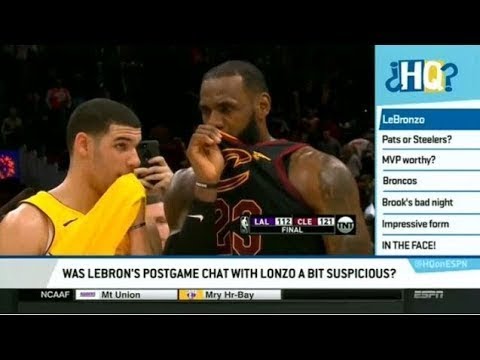 Highly Questionable 12/15/2017 - Was LeBron's Postgame chat with Lonzo a Bit Suspicious?