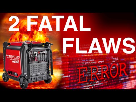 Predator 9500 Inverter Generator Fatal Flaw and how to fix it!