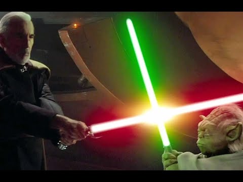 Yoda vs Dooku [4K HDR] - Star Wars: Attack of the Clones