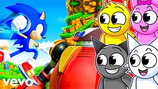 Sprunki Squad REACTS to Speedy's NEW SONG! (Gotta Go Fast!)