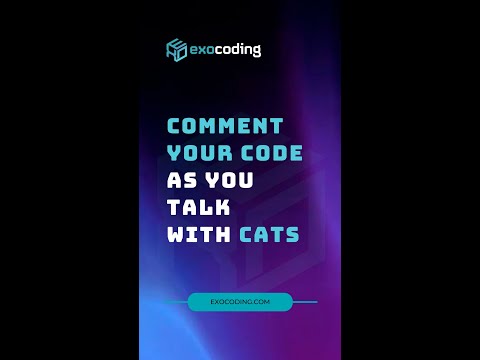 Comment your Code as you talk with Cats