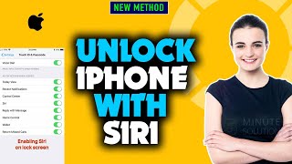 how to unlock iPhone with Siri 2024 | 5 Minute Solution