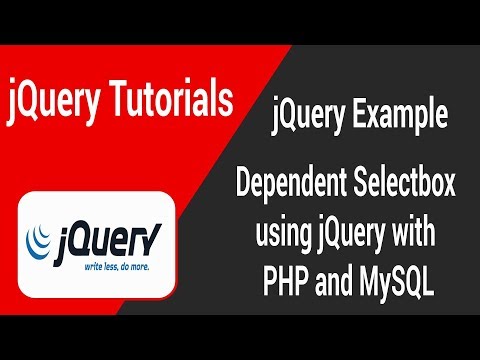 Dependent Select box using jQuery with PHP and MySQL