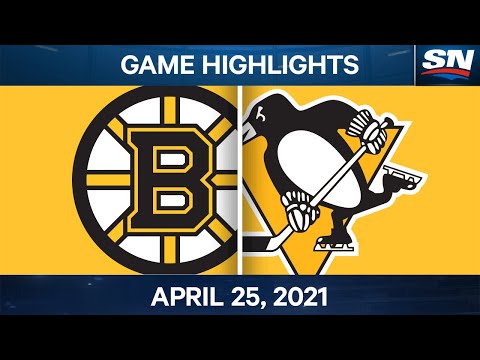 NHL Game Highlights | Bruins vs. Penguins – Apr. 25, 2021