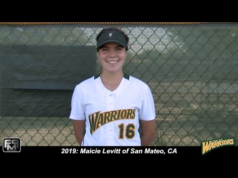 2019 Maicie Levitt Shortstop Softball Skills Video - West Bay Warriors