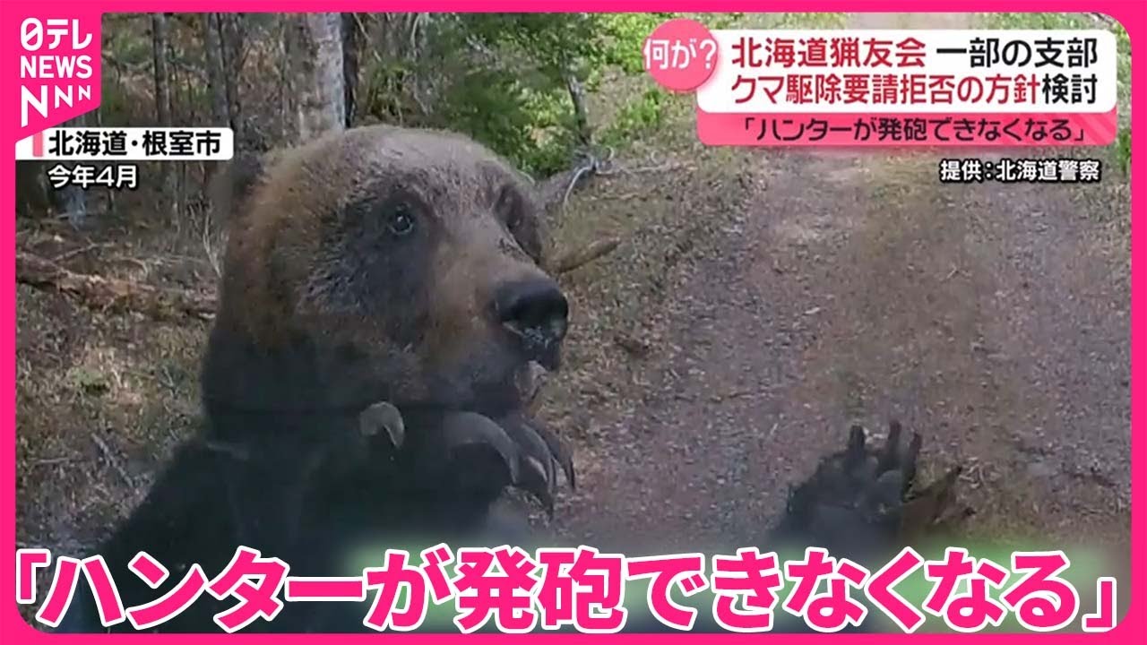 【北海道猟友会】一部の支部でクマ駆除要請拒否の方針検討  何が？