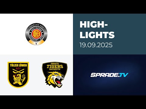 19.09.2025 - Highlights - Tölzer Löwen vs. onesto Tigers Bayreuth