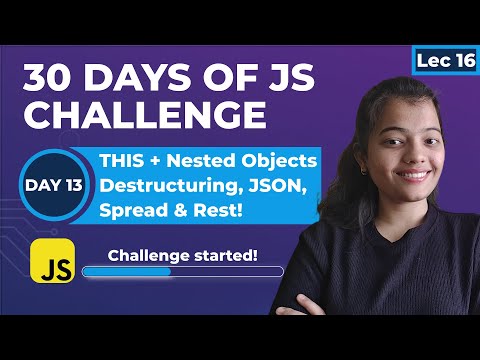 This Keyword Nested Objects Object Destructuring In Javascript Json Spread Rest Explained