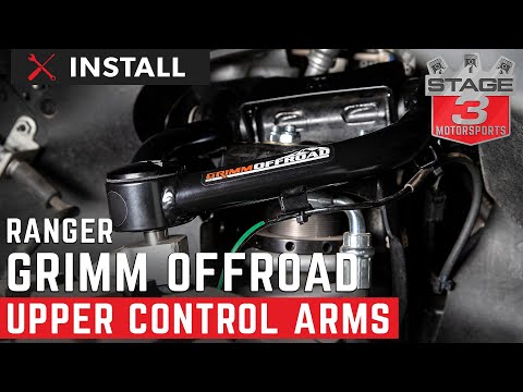 2019-2020 Ford Ranger Grimm OffRoad Tubular Uniball Upper Control Arms Install