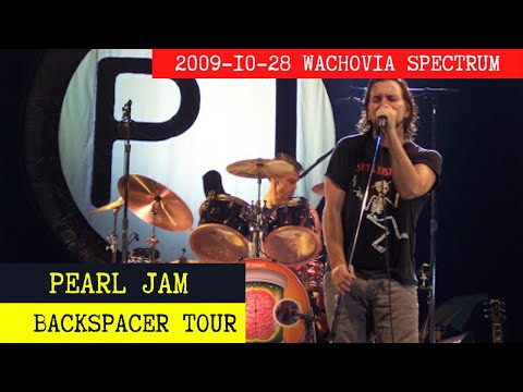 Pearl Jam 2009-10-28 Wachovia Spectrum Arena, Philadelphia [Backspacer Tour]