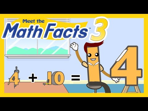 Meet the Math Facts Addition & Subtraction - 4+10=14