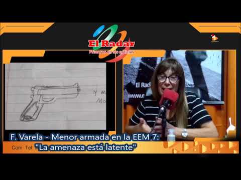ERDS - F Varela - Menor armada en la EEM 7. Temor de la comunidad: "La amenaza está latente"