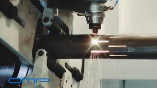 OMP 220 Fiber Laser – Drain Pipe Cut