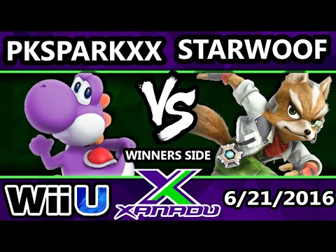 S@X 155 - Starwoof (Fox) Vs. PKSparkxx (Yoshi) SSB4 Tournament - Smash Wii U - Smash 4