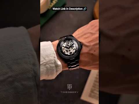 Fossil Automatic Black Dial Luxurious Elegant Men's Watch #luxurywatchesformen #elegantwatches