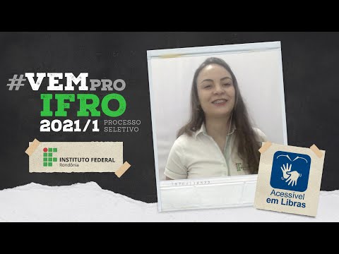 Inscreva-se no Processo Seletivo 2021/1 - Acessível em libras
