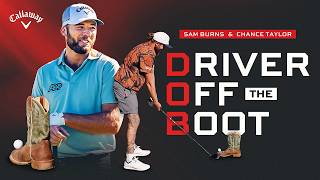 Callaway — Off a boot?! Sam Burns puts his driver to the REAL test