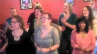 Kefas Gospel Choir of Copenhagen Denmark sings at DeLite Hawkins Family Café
