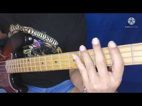 Tragedi buah apel - anita serawak bass cover with lick / tutorial