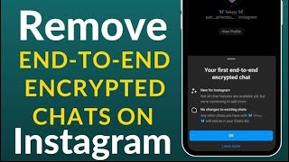 How to Remove End to End Encrypted Chats on Instagram in 2023 (Easy Solution)