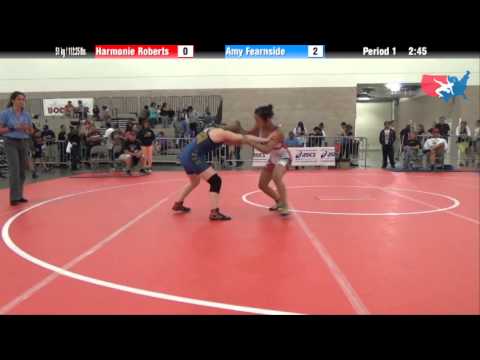 FILA Junior 51 kg / 112.25 lbs. - Harmonie Roberts vs. Amy Fearnside
