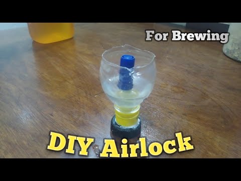Homemade Airlock - For fermentation - DIY